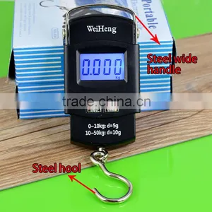 Digital Luggage Scales Portable 50KG/5g Backlight Wide Handle Weighing Scale thumbnail-1