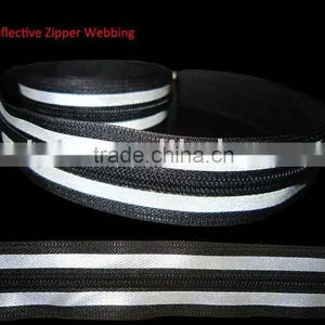 Zipper Reflective Webbing,reflective Tape thumbnail-1