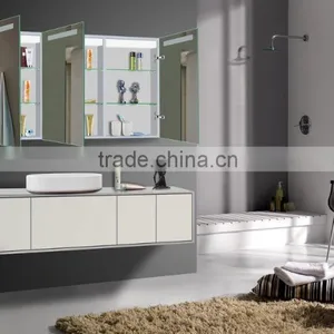 Lamxon Glass Shower Room Sliding Shower Enclosure Bathroom Cabient With Led Lights IP44 thumbnail-2