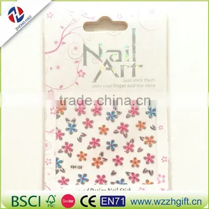 Fashion Flower Nail Stickers Water Transfer Decals Foils Polish DIY Nail Art Tools Nails Beauty Accessories thumbnail-1