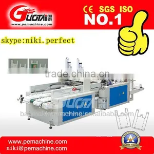 Automatic DFHQ-450*2 Automatic High Speed T-shirt Bag Making Machine thumbnail-1
