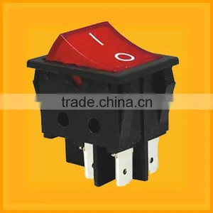 Micro Water Proof Rocker Switch,Resistance High Temperature Electrical Rocker Switch With Protection thumbnail-6