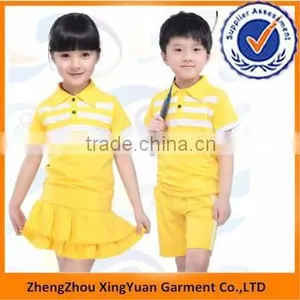 China Manufacturers Kids Clothes Summer Primary School Uniform Designs thumbnail-1