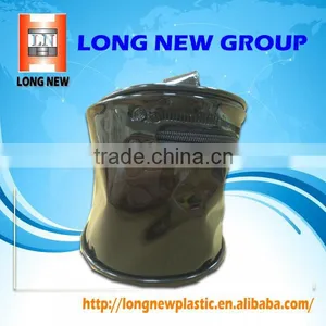 Black Pvc Bag Ziplock Plastic Bag Zipper Bag thumbnail-3
