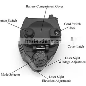 High Power Red Laser Gun Sight With LED Flashlight thumbnail-5