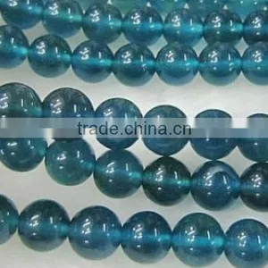 10mm Natural Round Smooth Green Fluorite Gemstone Loose Beads thumbnail-1
