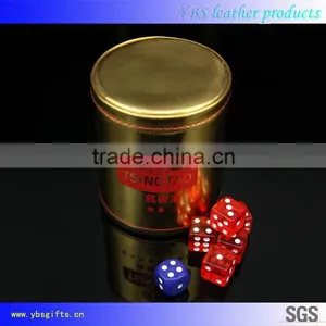 Personalizd Custom Leather Dice Cup With Lid thumbnail-4