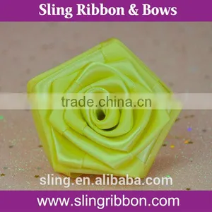 High Quality Satin Ribbon Handmade Flowers thumbnail-1