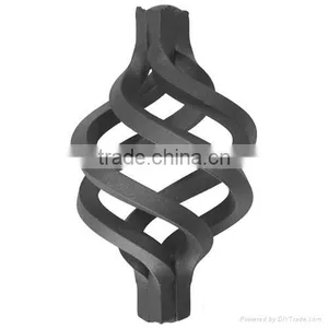 Iron Main Gate Decorative Use for Fence Picket Wrought Iron Baskets thumbnail-1