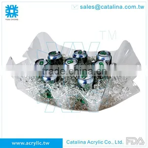 Luxury Acrylic Wine Barrel Ice Bucket thumbnail-6