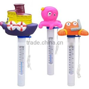 Floating Pool Thermometer Octopus Shape Water Temperature Thermometers With String, Shatter Resistant thumbnail-3
