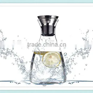 Borosilicate Double Wall Tea Glass Bottle Heat-resistant Double Wall Glass Pitcher With High Quality thumbnail-1