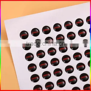 Custom Round Dome Epoxy Adhesive Sticker Label thumbnail-2
