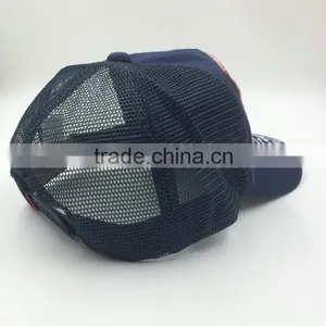 Customized Fashion Embroidery Patch Cotton Twill 5 Panel Trucker Mesh Cap thumbnail-4