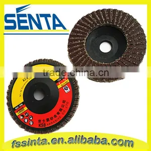 4 Inch Long and Short Leaf Abrasive Flap Discs thumbnail-1