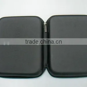GC- Black Hard Metal Puller WaterProof Storage Eva Travel Bags for Electronics thumbnail-2