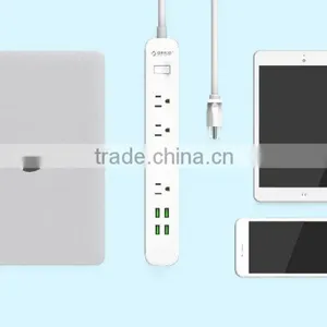 2015 HOT SALE ORICO OEM ODPC-4A4U Surge Protector With Smart USB Charger Power Strip thumbnail-3