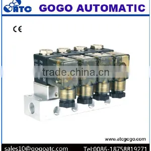 Aluminum Air Miniature 3 Way Solenoid Valve 24v thumbnail-3