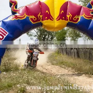 Advertising Arch for Sale Red-bull Inflatable Promtion Arch Entrance or Finish Line thumbnail-1