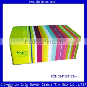 Factory Directly Cookie Packaging Box, Tin Cookie Box, Fancy Candy Box With Handle thumbnail-1
