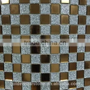 Glass Mosaic Mirror Vase (crystal Glass) thumbnail-3