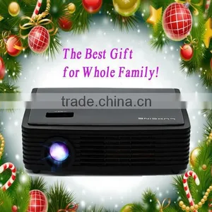 Black Bluray 3D 2205P DLP LED Projector Home Theater Android OS 1280*800 Luxcine thumbnail-1