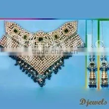 Kundan Polki Necklace Sets, Bridal Kundan Polki Necklace Seta, Polki SetPolki Jewellery thumbnail-1