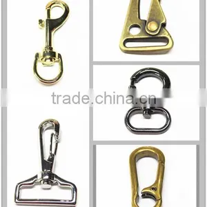 China Factory Gold Metal Big Snap Hook For Belt thumbnail-5