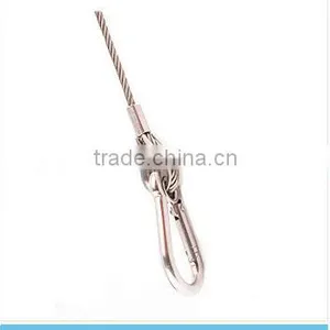 7*7 / 1*19 Galvanized Single Leg Eye and Eye Wire Rope Sling thumbnail-1