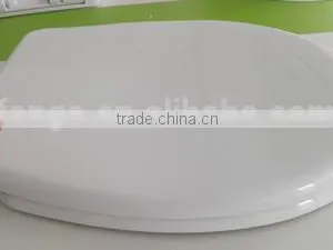 High Quality Sanitary Ware Bathroom White Round Duroplast 17'' Toilet Seat thumbnail-3
