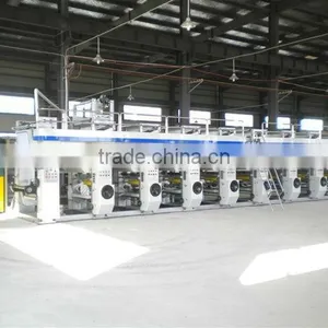 Middle Speed Plastic Film Roll Rotogravure Printing Machine thumbnail-1