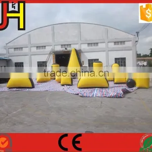0.6mmPVC 23pcs Inflatable Paintball Bunkers For Archery Games thumbnail-1
