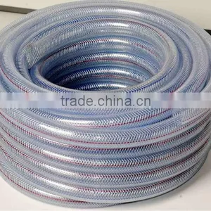 3/8'' All Size PVC Water Hose Clear Fiber Reinforced Plastic Hose thumbnail-2