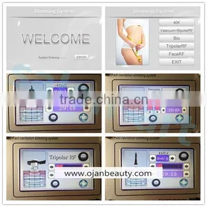6 In 1 Ultrasonic Cavitation Wrinkle Removal Machine / Fast Cavitation Slimming System Body Cavitation Machine thumbnail-2