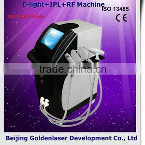 No Pain 2013 Hot Selling Multi-Functional Beauty Skin Rejuvenation Equipment E-light+IPL+RF Machine Facial Cleaning Machine thumbnail-1