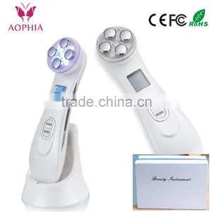 Facial RF/EMS and 6 Colors LED Therapy Beauty Instrument thumbnail-1