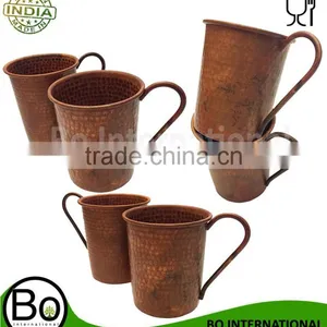 Hammered Copper Mug thumbnail-1