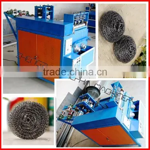 Stainless Steel Pot Scourer Machine /Cleaning Ball Making Machine thumbnail-2