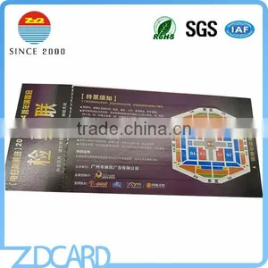 Cusomized Printing 13.56mhz Paper RFID Entrance Ticket thumbnail-4
