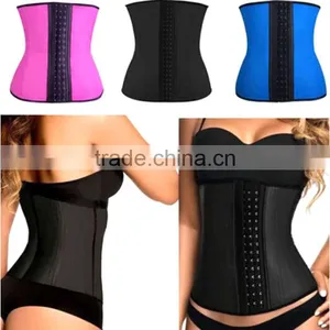 Adjustable Steel Boned Rubber Body Slimming Sculpting Clothes Waist Abdomen Latex Corset thumbnail-2