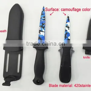 420 Stainless Steel ABS Handle Sword Drofessional Dive Knife thumbnail-4