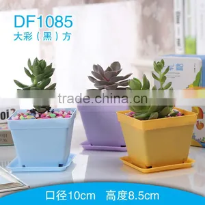 Cheap Square Black Plastic Plant Flower Nursery Pot 10*8.5cm thumbnail-1