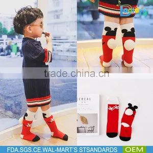 Mickey Cartoon High Quality Baby Sock Kids Bulk Socks Baby Knee High Socks With Lovely Packaging thumbnail-1