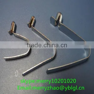 High Precision Spring Steel Button Clip, v Spring Clip in China Factory ISO9001 Passed thumbnail-1