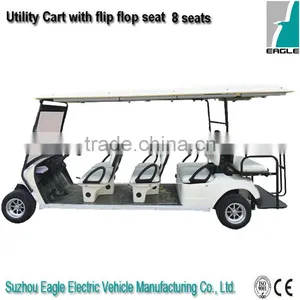8 Passenger Electric Golf Carts With Rear Flip Flop Seat, EG2068KSZ thumbnail-1