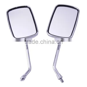 Rectangle Side Rear View Mirrors For YAMAHA XV1100 XVS1300 400 DS400 XV1900 1700 thumbnail-3