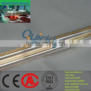 Quartz Heating Tube,infrared Heating Lamp 500w for Wood-paint Drying thumbnail-1