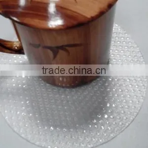 Non-slip Transparent Clear Beautiful China Tea Cup Mats thumbnail-2