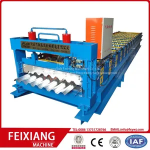 Color Steel Trapezoidal Panel Roll Forming Machine thumbnail-2