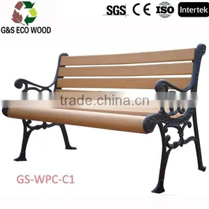 Manufactory Price!!wood Plastic Composite Garden Chair/wpc High Quality Chair/Waterproof Outdoor Park WPC Chair thumbnail-1